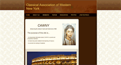 Desktop Screenshot of classicalassociationofwny.com